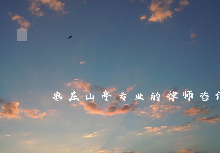 枣庄山亭专业的律师咨询 枣庄山亭专业的律师咨询