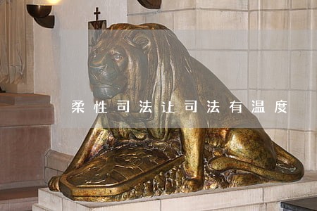 柔性司法让司法有温度 柔性司法让司法有温度