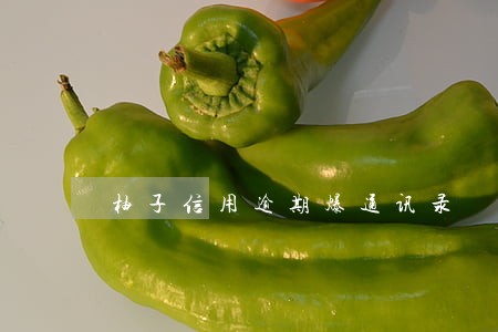 柚子信用逾期爆通讯录