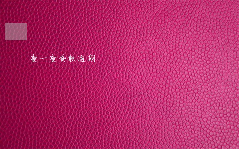 查一查贷款逾期 查一查贷款逾期