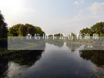 查信用卡是否有逾期 查信用卡是否有逾期