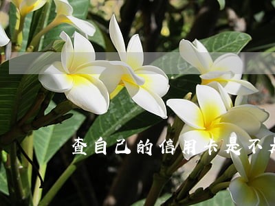 查自己的信用卡是不是恶意逾期 查自己的信用卡是不是恶意逾期