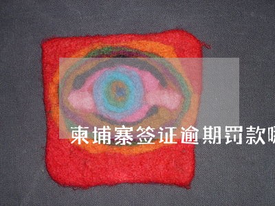 柬埔寨签证逾期罚款哪里交 柬埔寨签证逾期罚款哪里交