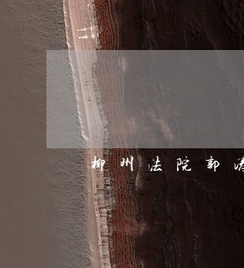 柳州法院郭涛