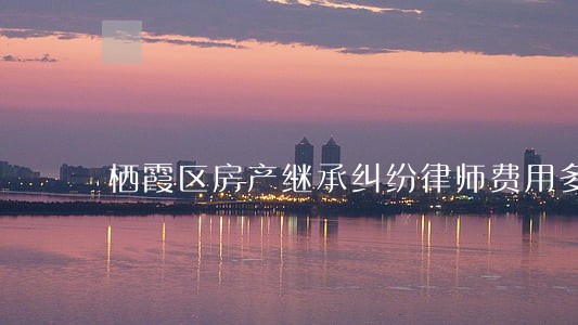栖霞区房产继承纠纷律师费用多少 栖霞区房产继承纠纷律师费用多少