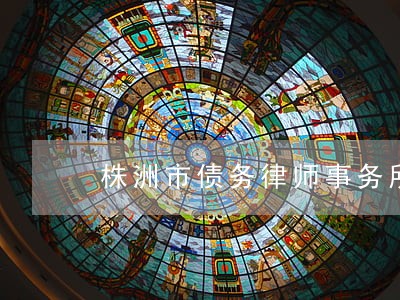 株洲市债务律师事务所 株洲市债务律师事务所
