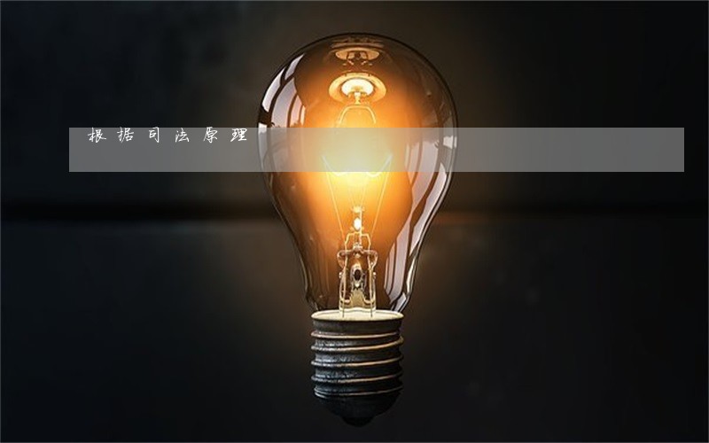 根据司法原理 根据司法原理