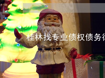 桂林找专业债权债务律师 桂林找专业债权债务律师