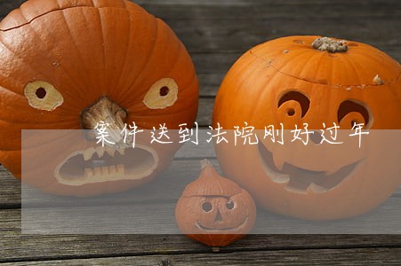 案件送到法院刚好过年 案件送到法院刚好过年