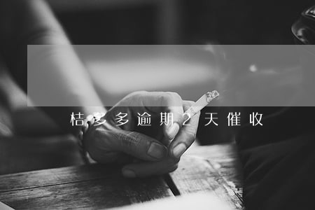 桔多多逾期2天催收