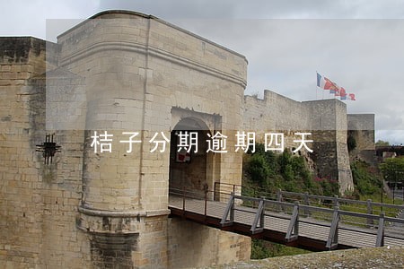 桔子分期逾期四天 桔子分期逾期四天