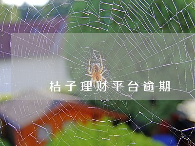 桔子理财平台逾期 桔子理财平台逾期