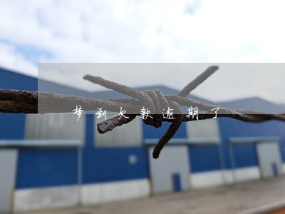 梦到欠款逾期了 梦到欠款逾期了