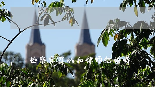 检察官可以和律师结婚吗 检察官可以和律师结婚吗