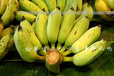 检察官证可以当律师证吗 检察官证可以当律师证吗