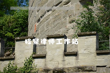 检察律师工作站 检察律师工作站