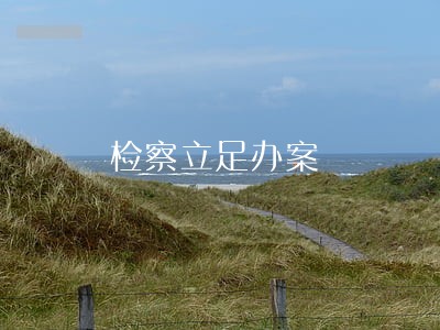 检察立足办案 检察立足办案