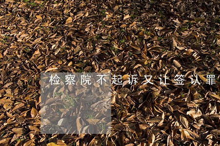 检察院不起诉又让签认罪认罚 检察院不起诉又让签认罪认罚