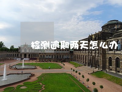 检测逾期两天怎么办 检测逾期两天怎么办