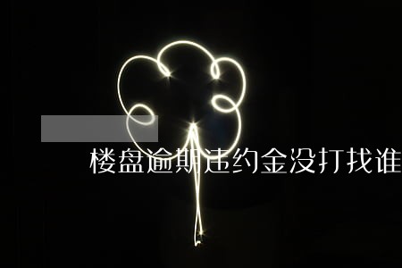 楼盘逾期违约金没打找谁 楼盘逾期违约金没打找谁