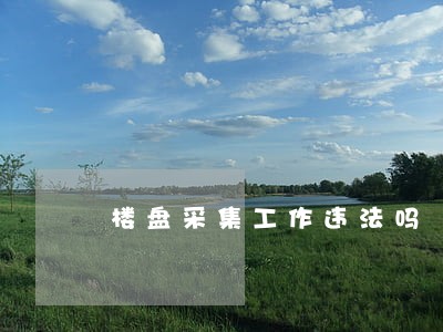 楼盘采集工作违法吗 楼盘采集工作违法吗