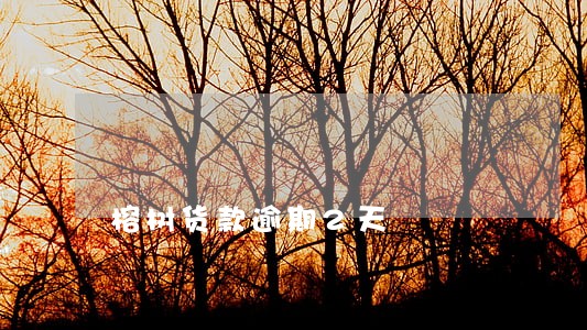 榕树货款逾期2天 榕树货款逾期2天