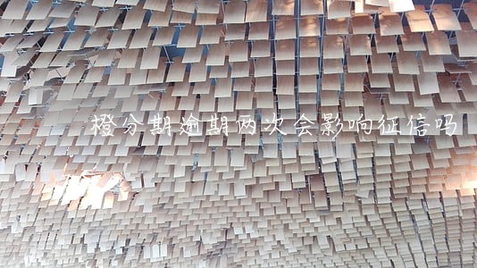 橙分期逾期两次会影响征信吗 橙分期逾期两次会影响征信吗