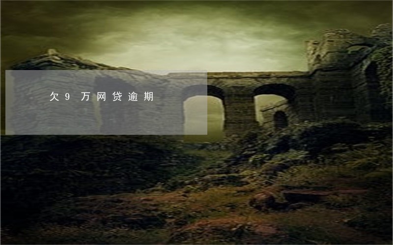 欠9万网贷逾期 欠9万网贷逾期