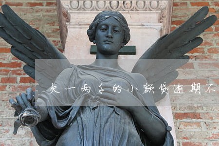 欠一两千的小额贷逾期不还