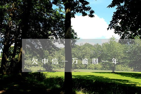 欠中信一万逾期一年