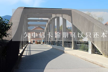 欠中信卡逾期可以只还本金吗 欠中信卡逾期可以只还本金吗