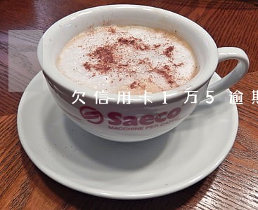 欠信用卡1万5逾期罚款