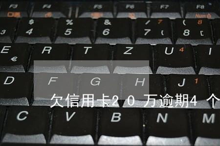 欠信用卡20万逾期4个月 欠信用卡20万逾期4个月