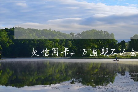 欠信用卡2万逾期不还会怎么样 欠信用卡2万逾期不还会怎么样