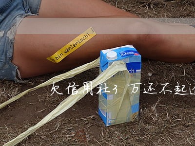 欠信用社3万还不起逾期会怎么样 欠信用社3万还不起逾期会怎么样