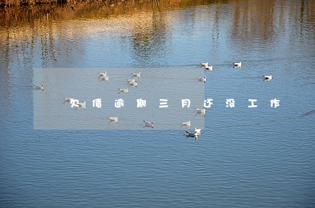 欠债逾期三月还没工作 欠债逾期三月还没工作
