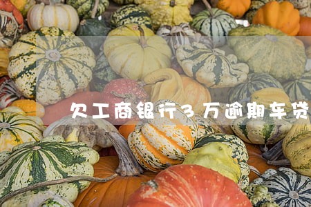 欠工商银行3万逾期车贷 欠工商银行3万逾期车贷