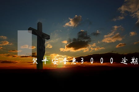 欠平安普惠3000逾期了