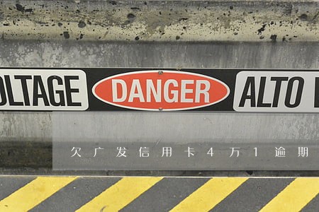 欠广发信用卡4万1逾期 欠广发信用卡4万1逾期