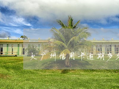 欠广州信用卡逾期多久会被起诉 欠广州信用卡逾期多久会被起诉