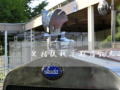 欠招联钱逾期后能只还本金吗