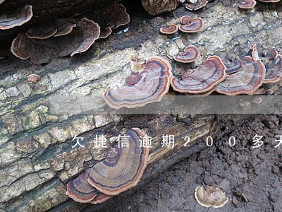 欠捷信逾期200多天的吗 欠捷信逾期200多天的吗