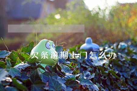 欠条逾期上门怎么办 欠条逾期上门怎么办
