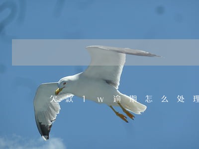 欠款1w逾期怎么处理 欠款1w逾期怎么处理