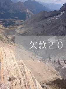 欠款20万就要逾期怎么办 欠款20万就要逾期怎么办