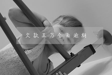 欠款五万全面逾期 欠款五万全面逾期
