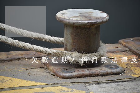 欠款逾期2倍罚款法律支持吗 欠款逾期2倍罚款法律支持吗