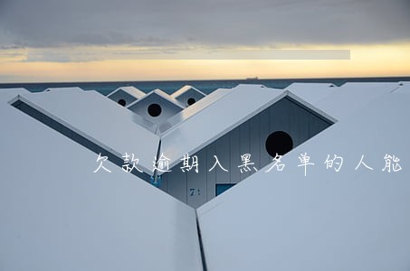 欠款逾期入黑名单的人能改名么 欠款逾期入黑名单的人能改名么