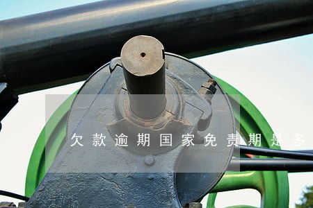 欠款逾期国家免责期是多久 欠款逾期国家免责期是多久