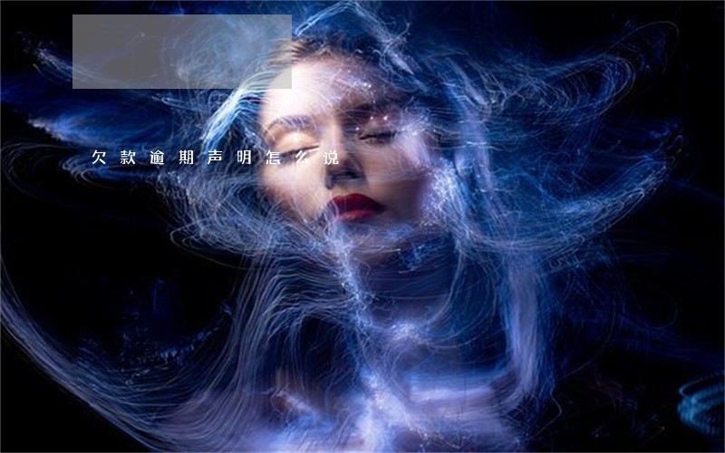 欠款逾期声明怎么说 欠款逾期声明怎么说